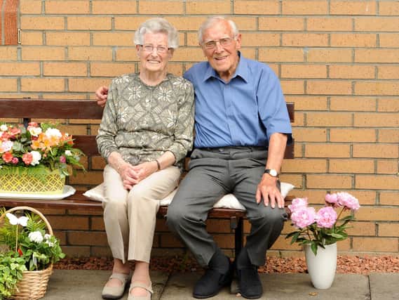 Allan and Isa Masson celebrated their 75th wedding anniversary on June 18, 2020.  Pic: Fife Photo Agency