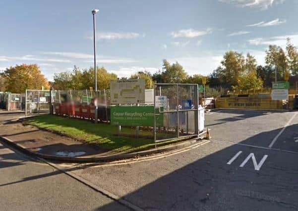 Cupar Recycling Centre. Pic: Google.
