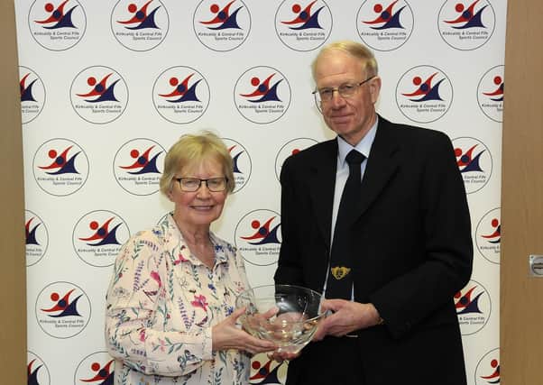 Jim Taylor was also recognised at the Kirkcaldy and Central Fife Sports Council Awards earlier this year.