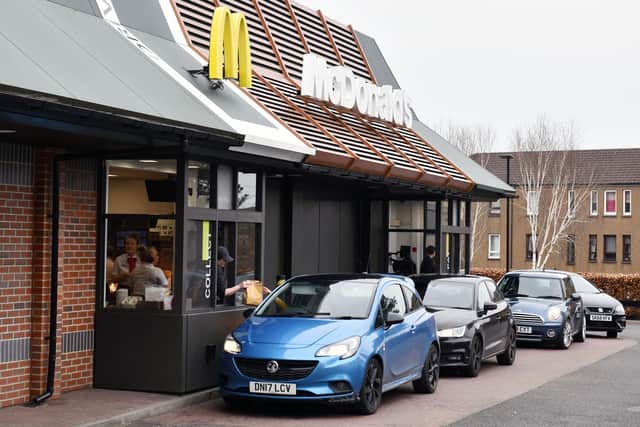 McDonald's drive-through restaurants will reopen next week. Picture: Michael Gillen.