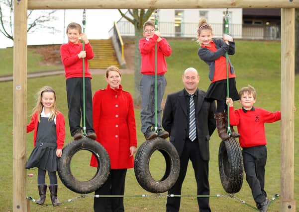 The trust has helped local causes over the years, such as Castlehill PS in 2013.