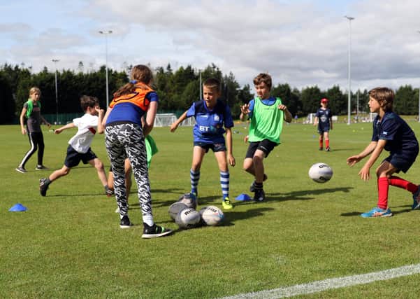 The summer rugby camp was a huge success.