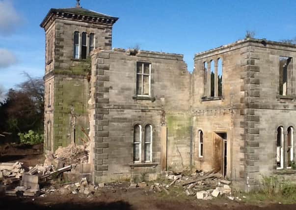 Greenmount house was gutted by fire and then demolished.