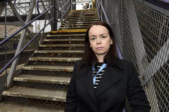 Burntisland councillor Kathleen Leslie has raised concerns about why the Beacon is last on the list of Fife leisure centres to open. Pic credit- Fife Photo Agency.