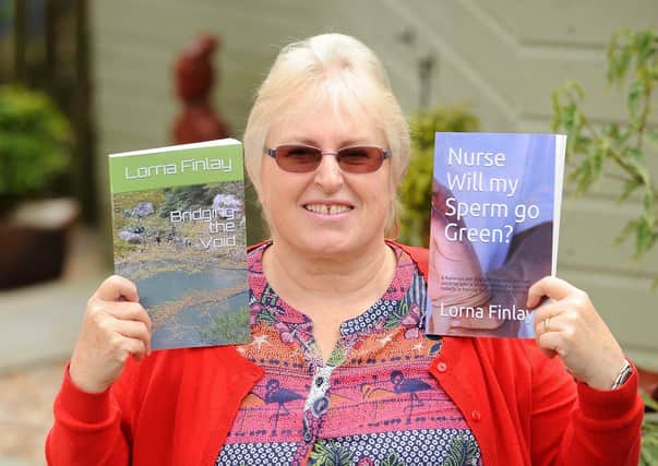 Lorna Finlay has finished two books and is writing a third.  Pic: Fife Photo Agency