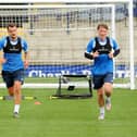 Kyle Benedictus and Regan Hendry in pre-season training (Pics by Fife Photo Agency)