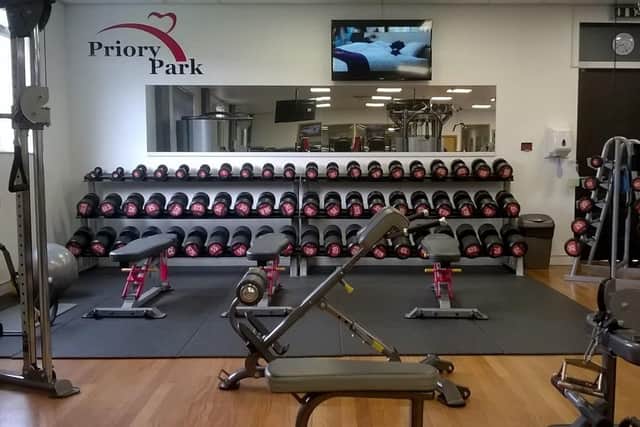 Priory Park gym in Kirkcaldy