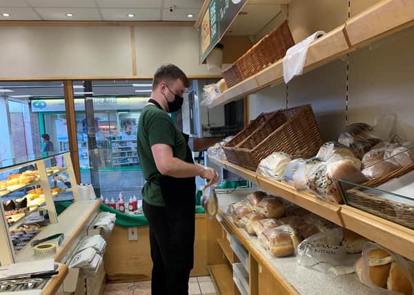 Shop manager Cameron Winton, who has been with Stuart’s of Buckhaven for six years, recently completed Food Sales and Service Skills at SCQF level 5