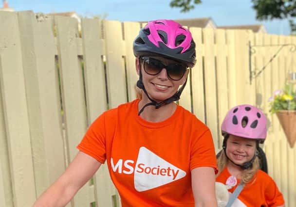 Jackie O’Neill from St Andrews took part in MS Society Scotland’s ‘100k Your Way’ challenge.