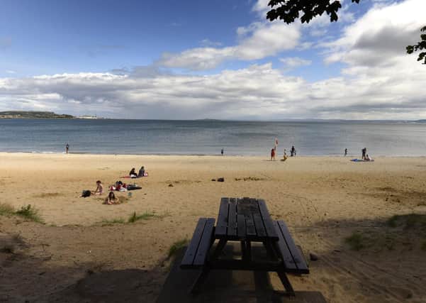 Sewage level samples, taken at Aberdour’s Silver Sands on August 17, were found to be an incredible 50 times over the safety limit. Pic credit- Walter Neilson.