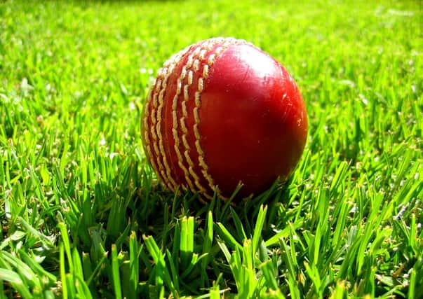 Dunfermline's cricketers performed well but Falkland held off their challenge