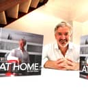 Colin Wallace with his new book The Dining Room At Home. Pic:  Fife Photo Agency.