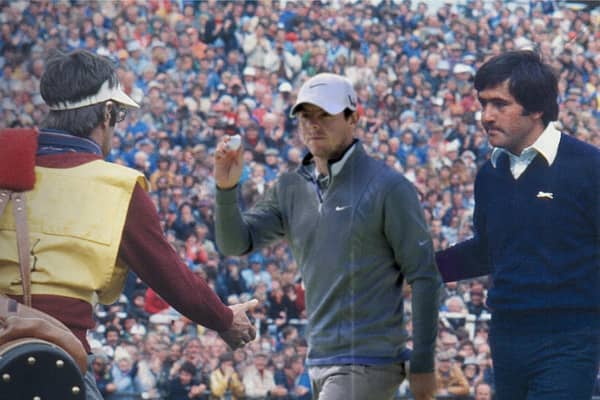 Rory McIlroy and Seve Ballesteros will 'compete' for the Claret Jug over the Old Course. Pic from R&A.
