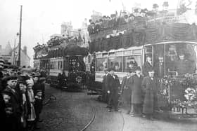 The opening of Kirkcaldy Corporation Tramways in 1903.