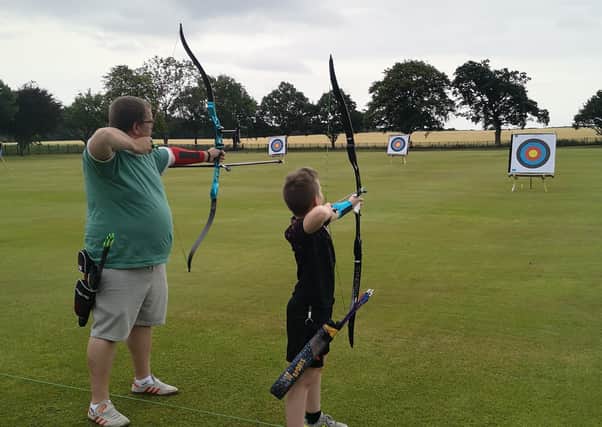 Kev and Harry Bollingham find their range.