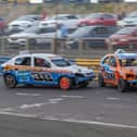 Action from last Saturday's Lochgelly Raceway where fans had to remain in their cars.
