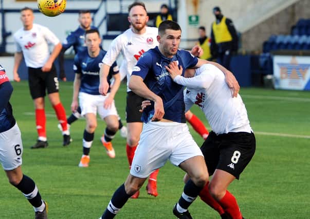 Raith defender David McKay is to miss the whole of next season because of injury (Pic: Fife Photo Agency)