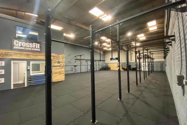 Inside the new Strength Lab Crossfit facility in Kirkcaldy.
