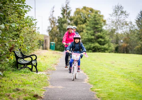 On their bikes...more people in Scotland than ever before are cycling and the government wants to keep it that way, via its free bike repair scheme. (Pic: Andy Catlin)