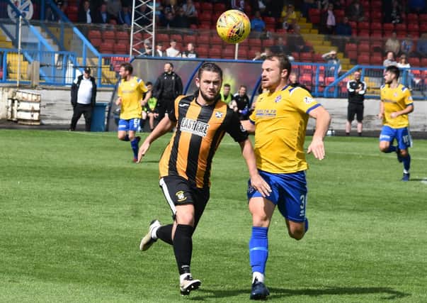 Ryan wallace hit East Fife's second against Cowden. (Stock image)