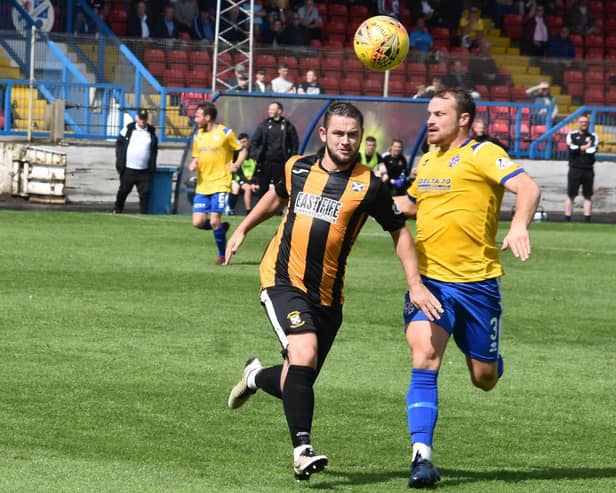 Ryan wallace hit East Fife's second against Cowden. (Stock image)