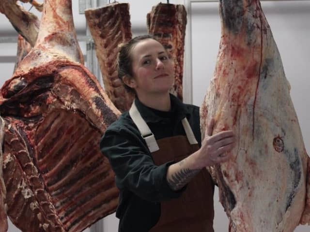 Sophie Cumber, the butcher of Bowhouse.