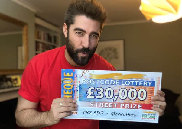 People's Postcode Lottery ambassador Matt Johnson