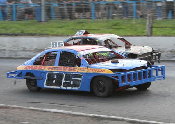 Glenrothes driver Kyle Irvine in his saloon