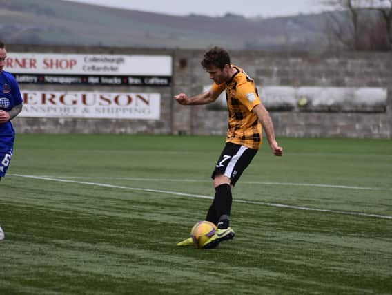 Danny Denholm scored the only goal of the game for East Fife