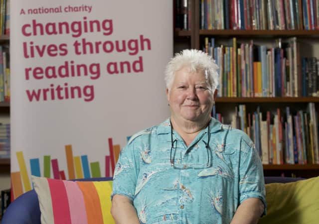 Time capsule...Val McDermid has contributed work for the Future book but readers will have to wait a while for the ending which will be revealed when the time capsule is opened in 10 years time! (Pic: Rob McDougall)
