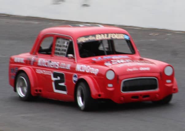 Martin Balfour in his classic hot rod