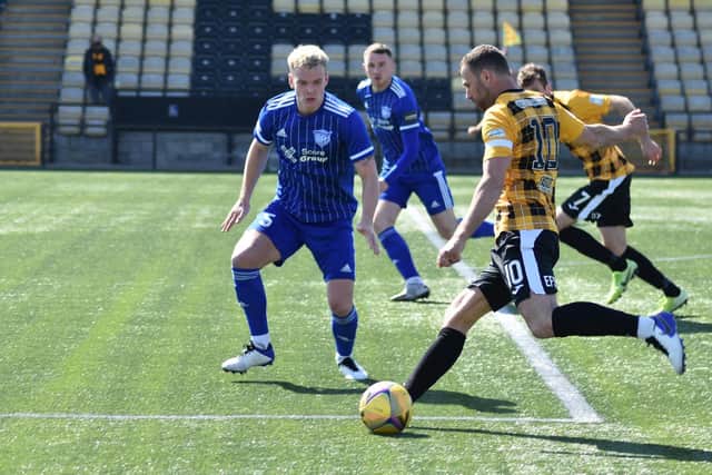 East Fife went down 3-0 to Queen of the South in their third friendly game. Stock image