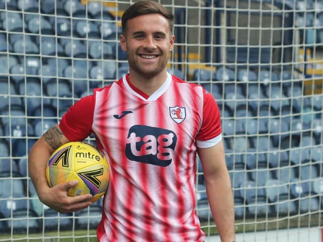Raith will wear their new away kit this weekend when the competitive season kicks off at Cowdenbeath