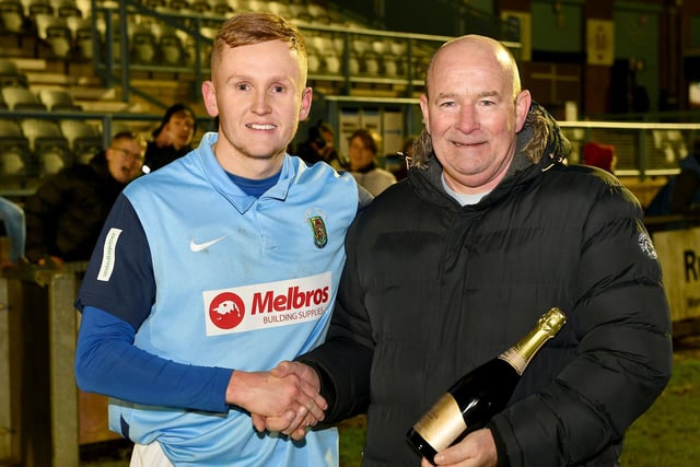 Max Johnson was the Sponsors' Man-of-the-Match