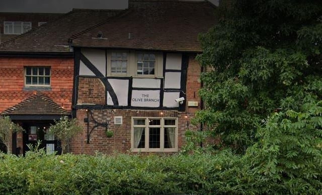 The Olive Branch in Horsham's Bishopric was rated four out of five from 644 reviews