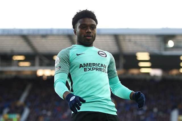 Brighton and Hove Albion's flying wing back Tariq Lamptey has impressed in the Premier League this season