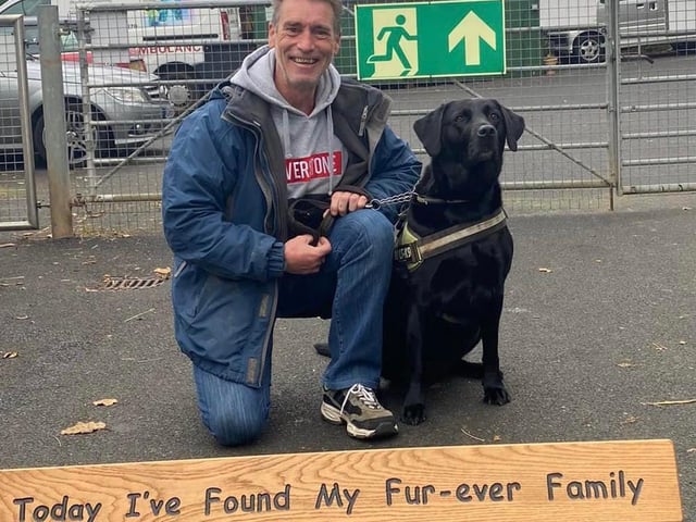 Bella is epileptic and so is on daily medication. She was with us for five months before finding her forever home. Her new family are working on her training. Bella is a Labrador.