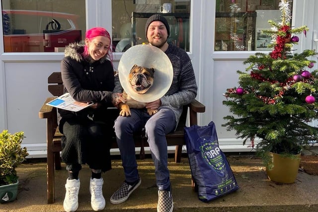 Bella the Bulldog arrived with us needing surgery on her eye, but that didn’t put her great new family off who just loved her for her cheeky personality.