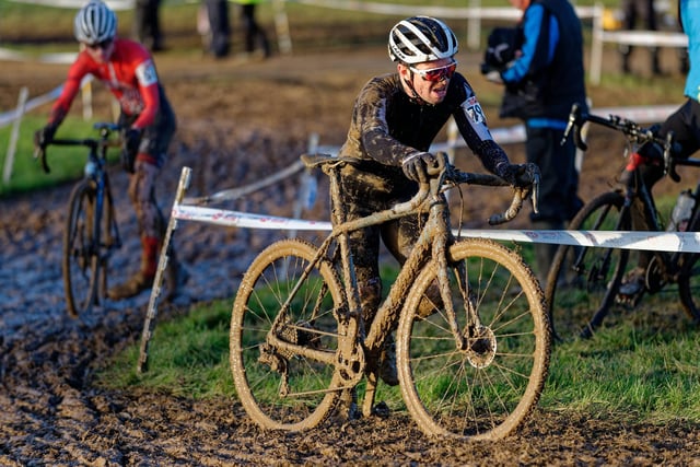 Action from the 2022 HSBC UK | National Cyclo-cross Championships at the South of England Showground
