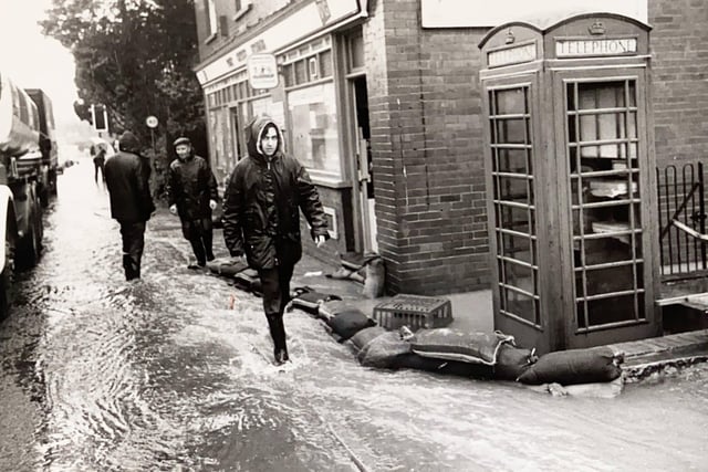 Floods at Southwater Stores, May 1, 1981