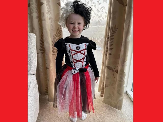 Amber Griffin as Cruella de Vil from The Hundred and One Dalmatians
