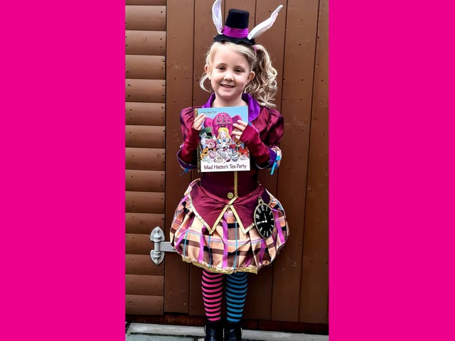 Liyla McGuire as the Mad Hatter