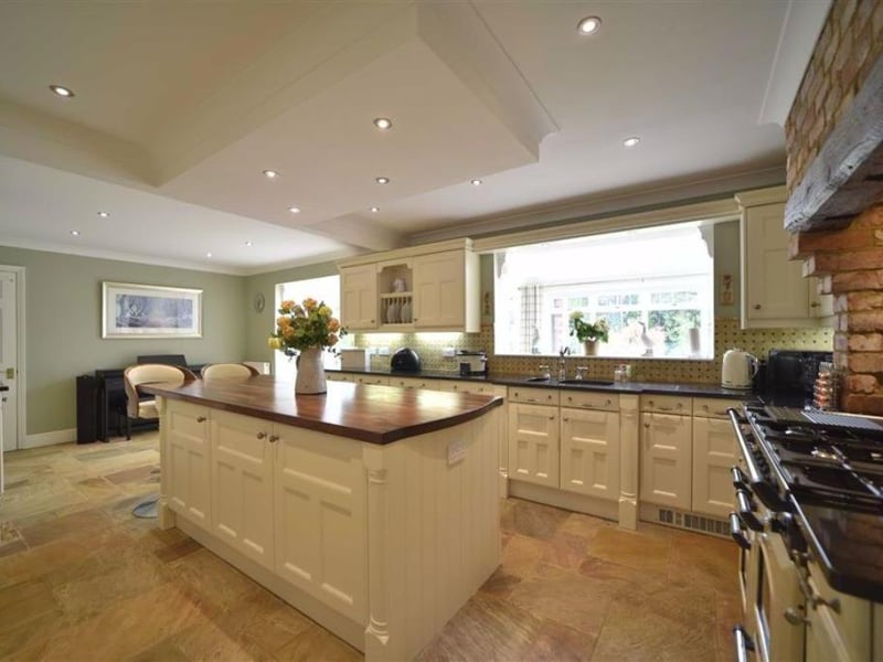 This stunning home with a beautiful garden in Maidwell, complete with a swimming pool and cinema room is on the market for a bargain price of less than 800,000. 
Listed by Richard Greener and marketed by Rightmove.