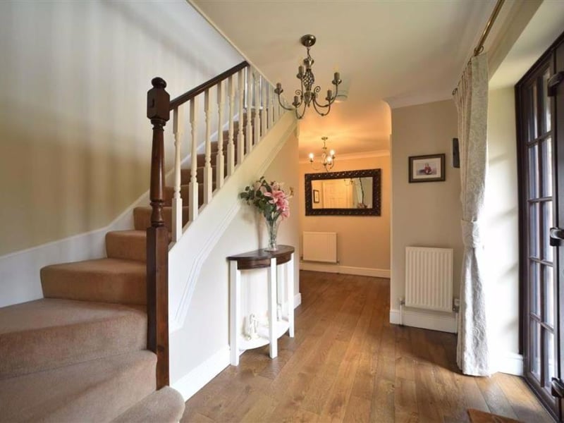 This stunning home with a beautiful garden in Maidwell, complete with a swimming pool and cinema room is on the market for a bargain price of less than 800,000. 
Listed by Richard Greener and marketed by Rightmove.