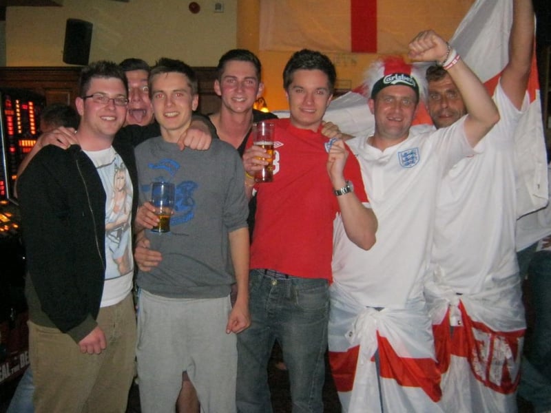 England fans at the Cutting Room, Wellingborough, for the game against Ukraine in 2016