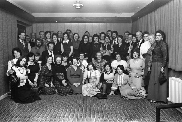A section of the attendance at the Clonmany guild of the Irish Countrywomen’s Association annual dinner dance in the Ballyliffin Hotel.