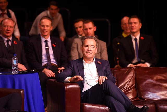 Jeff Stelling, Sky Sports, was a huge coup when he appeared in 2014 - and referenced the show on the air.