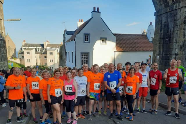 Some of the Fife AC contingent who ran at Black Rock '5' race