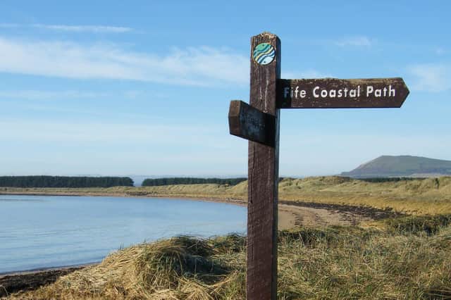 Fife Coastal Path signpost