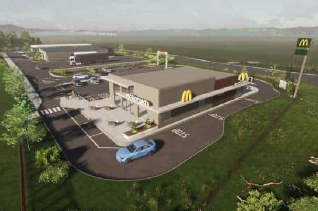 How the petrol station might look